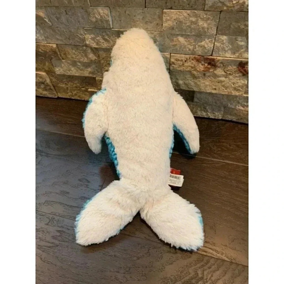 Adventure Planet Dolphin 15" Plush Sea Ocean Stuffed Animal Blue White Toy- B11 - Picture 5 of 5